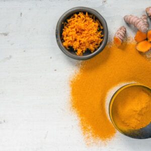 Turmeric in a bowl.